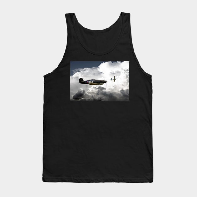 Surprise Attack Tank Top by aviationart